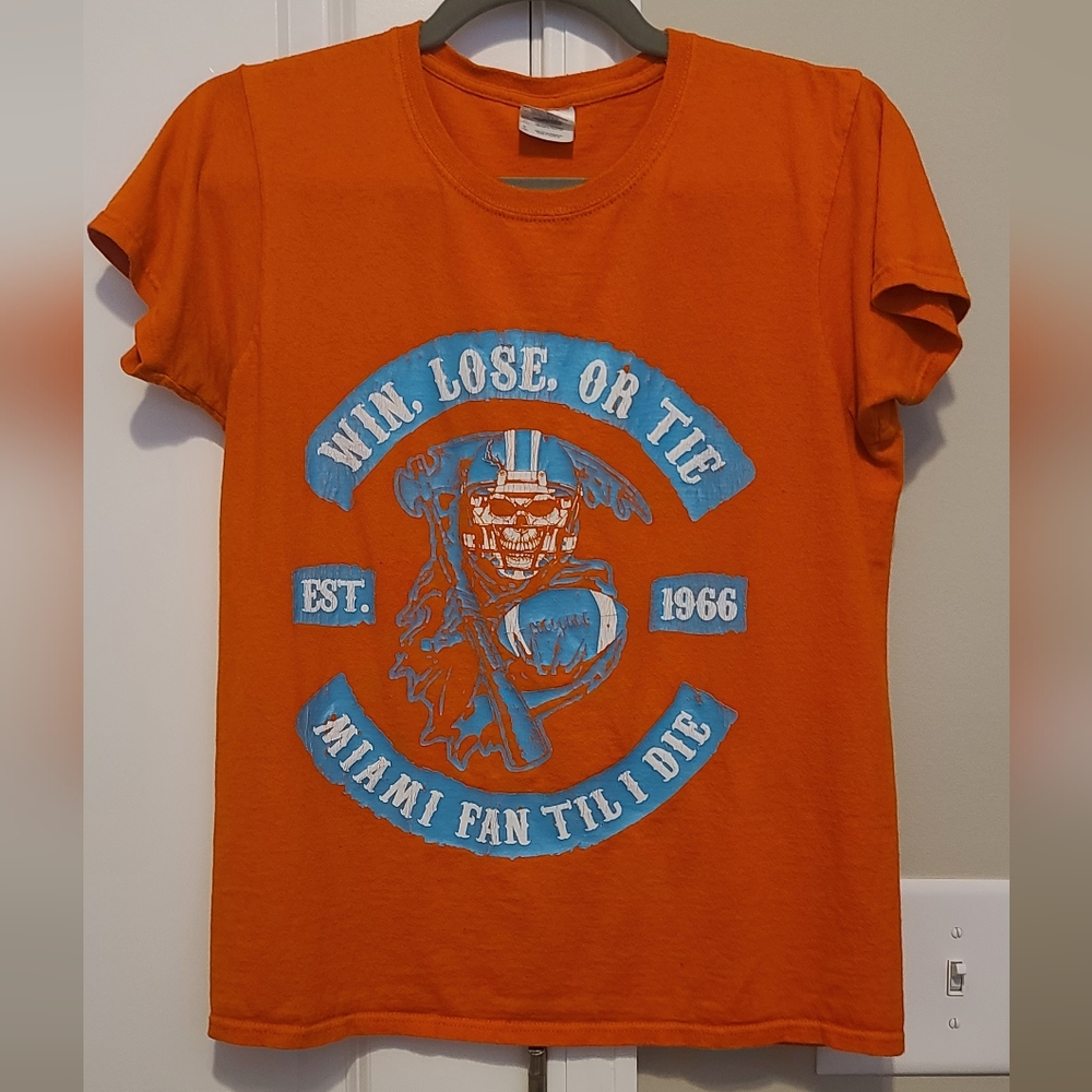 Miami Dolphins "Fan till I Die" Tee